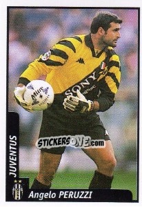 Sticker Angelo Peruzzi - Pianeta Calcio 1997-1998 n. 129 - Ds