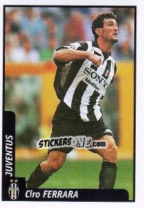 Figurina Ciro Ferrara - Pianeta Calcio 1997-1998 - Ds