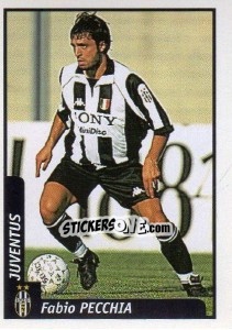 Figurina Fabio Pecchia - Pianeta Calcio 1997-1998 - Ds