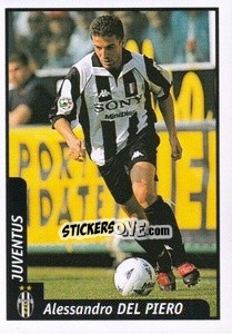 Figurina Alessandro Del Piero - Pianeta Calcio 1997-1998 - Ds