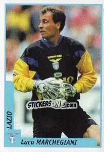 Figurina Luca Marchegiani - Pianeta Calcio 1997-1998 - Ds