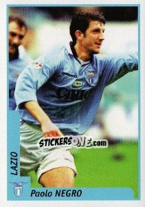 Sticker Paolo Negro - Pianeta Calcio 1997-1998 n. 150 - Ds