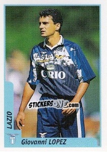 Figurina Giovanni Lopez - Pianeta Calcio 1997-1998 - Ds