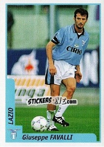 Figurina Giuseppe Favalli - Pianeta Calcio 1997-1998 - Ds