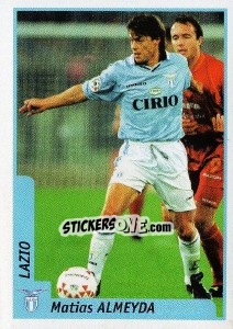 Figurina Matias Almeyda - Pianeta Calcio 1997-1998 - Ds