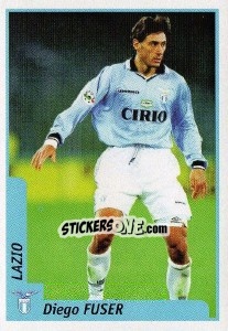 Sticker Diego Fuser - Pianeta Calcio 1997-1998 n. 158 - Ds
