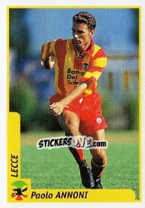 Sticker Paolo Annoni - Pianeta Calcio 1997-1998 n. 168 - Ds