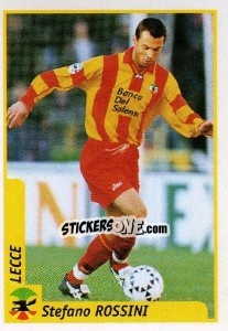 Cromo Stefano Rossini - Pianeta Calcio 1997-1998 - Ds