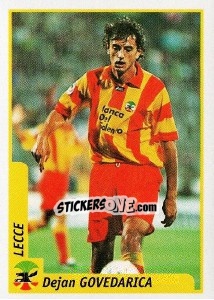 Sticker Dejan Govedarica - Pianeta Calcio 1997-1998 - Ds