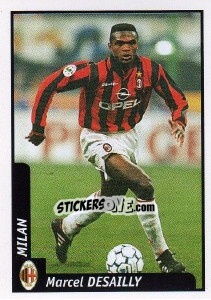 Figurina Marcel Desailly - Pianeta Calcio 1997-1998 - Ds