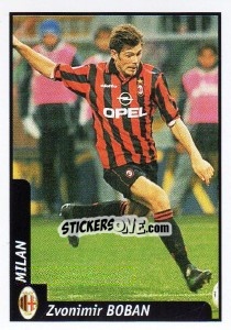 Sticker Zvonimir Boban - Pianeta Calcio 1997-1998 n. 192 - Ds