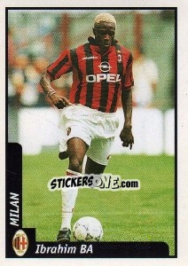 Figurina Ibrahim Ba - Pianeta Calcio 1997-1998 - Ds