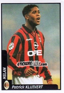 Sticker Patrick Kluivert - Pianeta Calcio 1997-1998 n. 197 - Ds