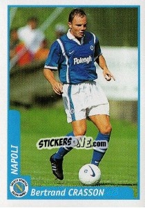 Cromo Bertrand Crasson - Pianeta Calcio 1997-1998 - Ds