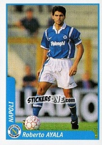 Figurina Roberto Ayala - Pianeta Calcio 1997-1998 - Ds