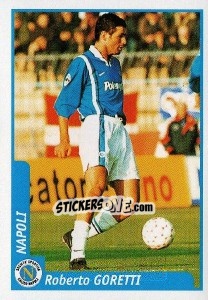 Figurina Roberto Goretti - Pianeta Calcio 1997-1998 - Ds