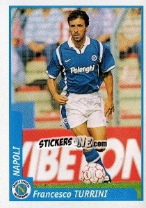 Sticker Francesco Turrini - Pianeta Calcio 1997-1998 - Ds