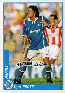 Figurina Igor Protti - Pianeta Calcio 1997-1998 - Ds