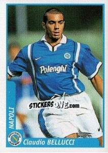 Sticker Claudio Bellucci - Pianeta Calcio 1997-1998 n. 215 - Ds