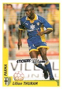 Sticker Lilian Thuram - Pianeta Calcio 1997-1998 n. 224 - Ds