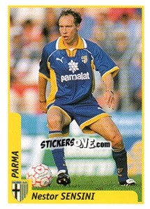 Sticker Nestor Sensini - Pianeta Calcio 1997-1998 - Ds