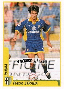 Cromo Pietro Strada - Pianeta Calcio 1997-1998 - Ds