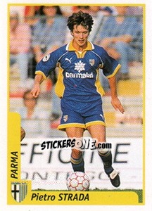 Figurina Pietro Strada - Pianeta Calcio 1997-1998 - Ds