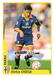 Sticker Enrico Chiesa - Pianeta Calcio 1997-1998 - Ds