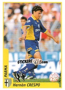 Cromo Hernan Crespo - Pianeta Calcio 1997-1998 - Ds