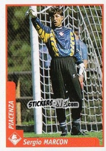 Sticker Sergio Marcon - Pianeta Calcio 1997-1998 - Ds