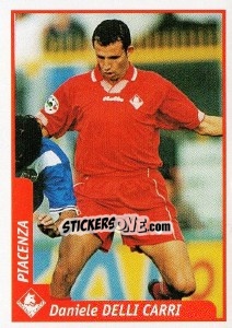 Sticker Daniele Delli Carri - Pianeta Calcio 1997-1998 n. 243 - Ds
