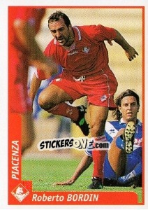 Sticker Roberto Bordin - Pianeta Calcio 1997-1998 - Ds