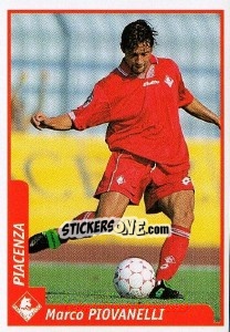 Figurina Marco Piovanelli - Pianeta Calcio 1997-1998 - Ds