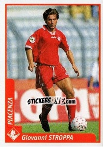 Figurina Giovanni Stroppa - Pianeta Calcio 1997-1998 - Ds