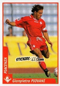 Sticker Gianpietro Piovani - Pianeta Calcio 1997-1998 - Ds