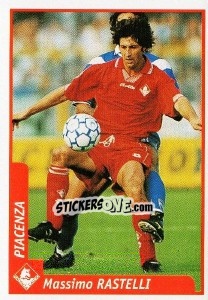 Sticker Massimo Rastelli - Pianeta Calcio 1997-1998 - Ds