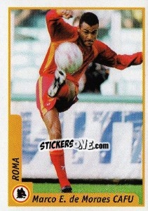Sticker Marco E. de Moraes Cafu - Pianeta Calcio 1997-1998 - Ds