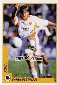 Sticker Fabio Petruzzi - Pianeta Calcio 1997-1998 - Ds