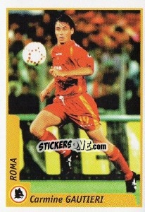 Cromo Carmine Gautieri - Pianeta Calcio 1997-1998 - Ds