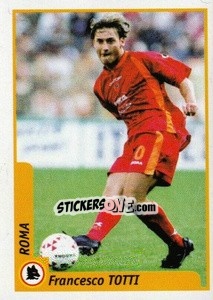 Cromo Francesco Totti - Pianeta Calcio 1997-1998 - Ds