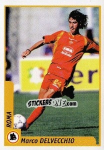 Figurina Marco Delvecchio - Pianeta Calcio 1997-1998 - Ds