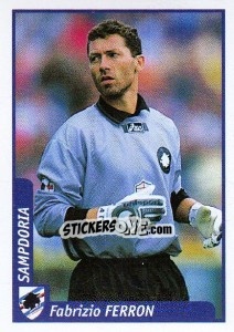 Cromo Fabrizio Ferron - Pianeta Calcio 1997-1998 - Ds