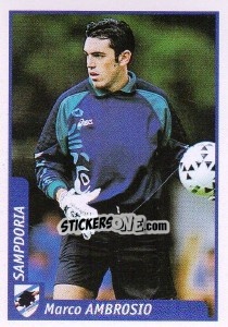 Cromo Marco Ambrosio - Pianeta Calcio 1997-1998 - Ds