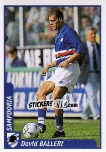 Sticker David Balleri - Pianeta Calcio 1997-1998 - Ds