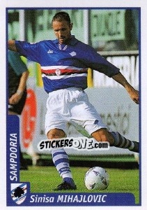 Figurina Sinisa Mihajlovic - Pianeta Calcio 1997-1998 - Ds
