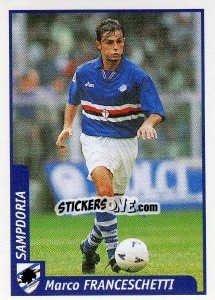 Figurina Marco Franceschetti - Pianeta Calcio 1997-1998 - Ds
