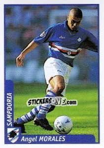 Figurina Angel Morales - Pianeta Calcio 1997-1998 - Ds