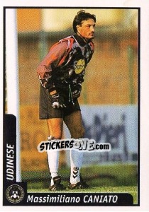 Sticker Massimiliano Caniato - Pianeta Calcio 1997-1998 n. 292 - Ds