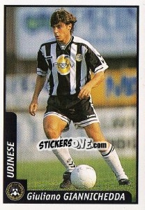 Sticker Giuliano Giannichedda - Pianeta Calcio 1997-1998 n. 302 - Ds