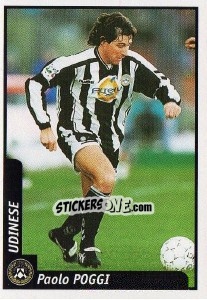 Sticker Paolo Poggi - Pianeta Calcio 1997-1998 n. 305 - Ds